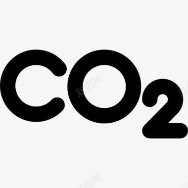 核辐射污染CO2图标图标