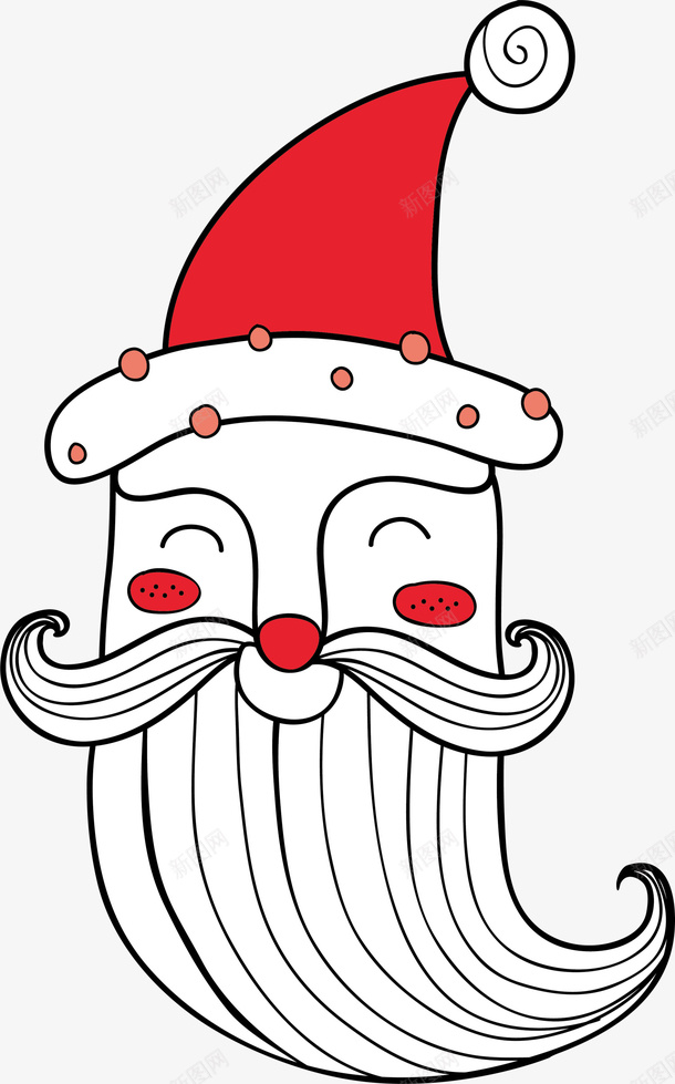 大胡子圣诞老人头像png免抠素材_88icon https://88icon.com Christmas Merry 圣诞快乐 圣诞老人 圣诞老人头像 圣诞节 大胡子