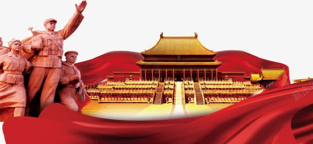 中国故宫装饰psd免抠素材_88icon https://88icon.com 中国风 宫殿 装饰图案 雕塑