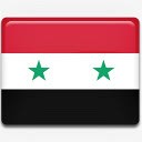 叙利亚叙利亚国旗国国家标志图标高清图片