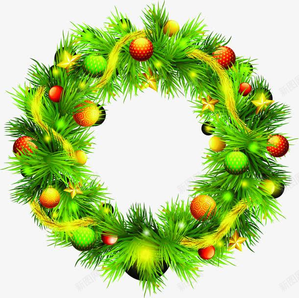 手绘绿色植物圣诞装饰png免抠素材_88icon https://88icon.com 圣诞 绿色植物 装饰