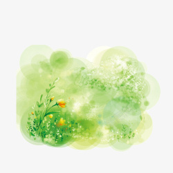 春天清新绿色素材