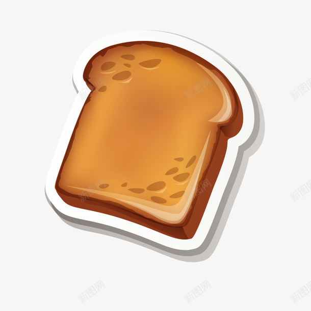 卡通吐司面包食物矢量图ai免抠素材_88icon https://88icon.com 卡通 吐司 吐司片 早餐 矢量图 面包设计 食物设计