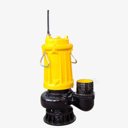 黄色黑底潜水泵素材