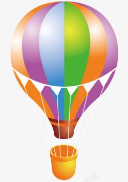 彩色热气球素材