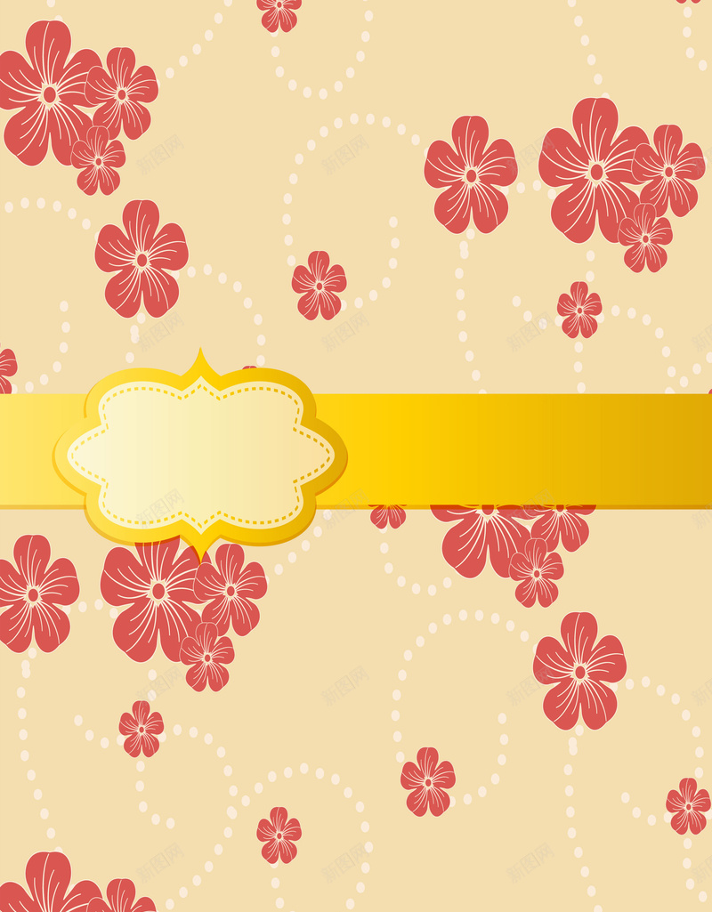 金色标签花纹花朵旧版装饰封面背景矢量图ai设计背景_88icon https://88icon.com 书籍封面 封面背景 旧版装饰 杂志封面 标签 画册封面 矢量素材 花朵背景 花纹植物 鲜艳色彩 矢量图