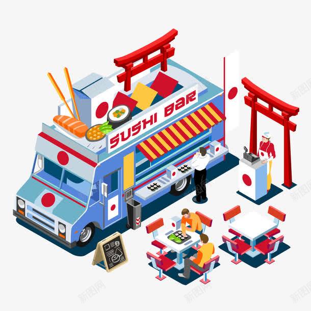 快餐车png免抠素材_88icon https://88icon.com 快餐 移动贩卖车
