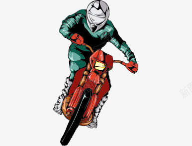 骑着摩托车的男子psd免抠素材_88icon https://88icon.com 摩托车 男子 运动