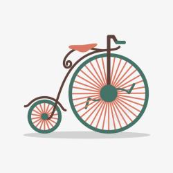 细轮自行车创意自行车高清图片