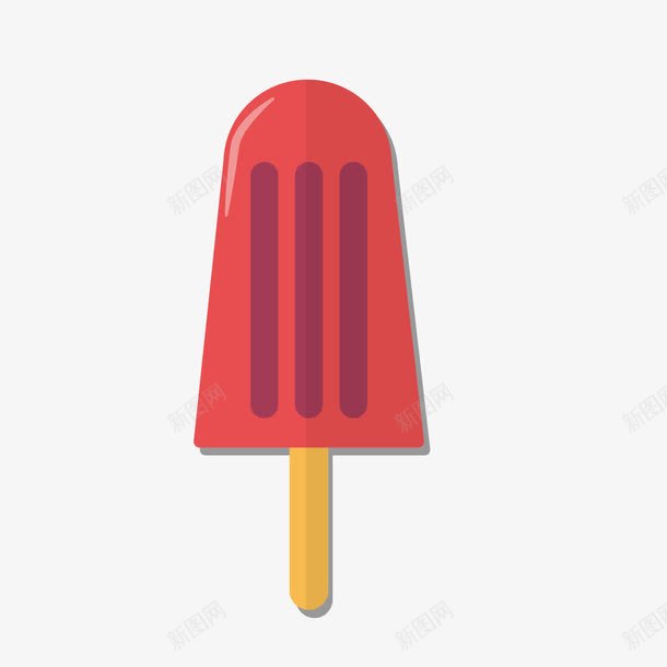 扁平化冰淇淋png免抠素材_88icon https://88icon.com 扁平化冰淇淋夏天食物