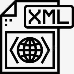 XML格式XML图标高清图片