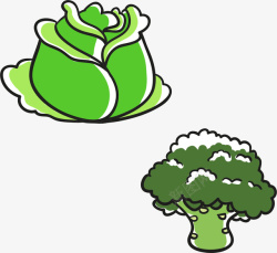 卡通蔬菜素材