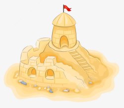 沙砌城堡素材