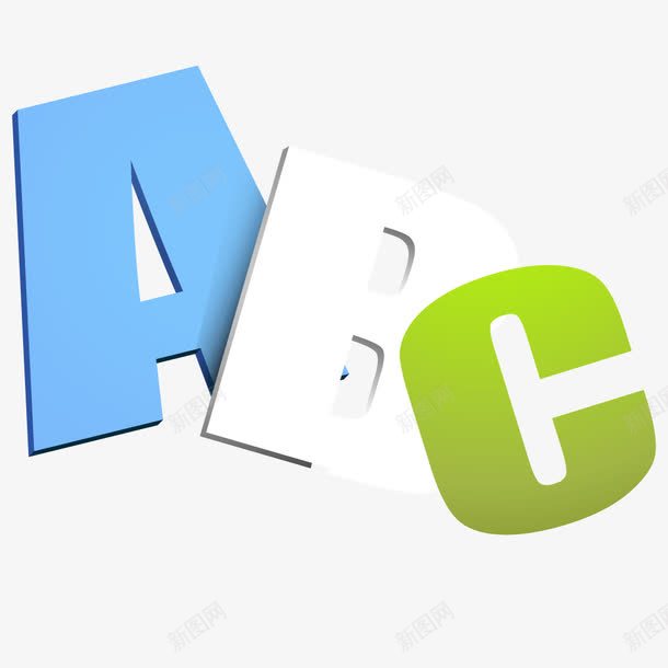 彩色英文字母立体png免抠素材_88icon https://88icon.com 字母 彩色 彩色立体 立体 英文