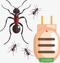 电蚊香加热器一个电蚊香矢量图高清图片