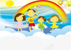 卡通小朋友素材