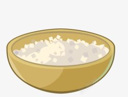 黄色一碗米饭素材