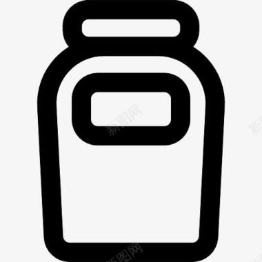 果酱瓶概述标签的容器图标图标