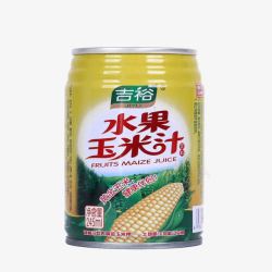 易拉罐玉米汁素材