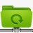 删除文件绿色的远程备份文件夹图标图标