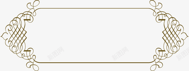 欧式边框矢量图ai免抠素材_88icon https://88icon.com 创意边框 复古边框 报纸边框素材 简约边框 边框素材 矢量图