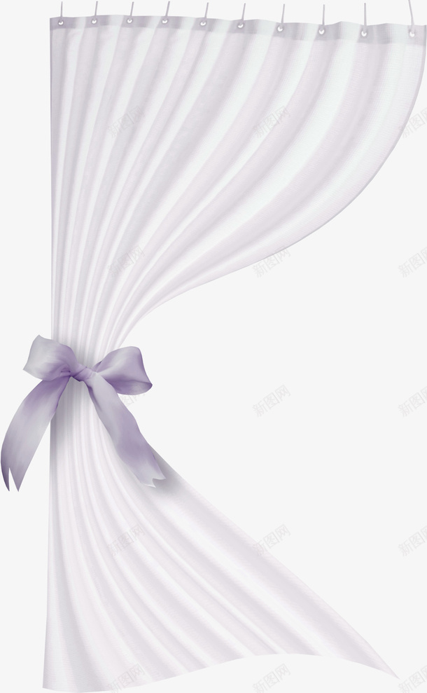 淡紫色清新窗帘装饰图案png免抠素材_88icon https://88icon.com 免抠PNG 淡紫色 清新 窗帘 装饰图案