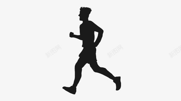 健身男生剪影png免抠素材_88icon https://88icon.com 健身男生剪影 小黑人跑步 矢量人物 跑步logo 跑步人物 跑步影子