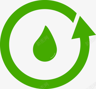 绿色能源图标绿色矢量图图标图标