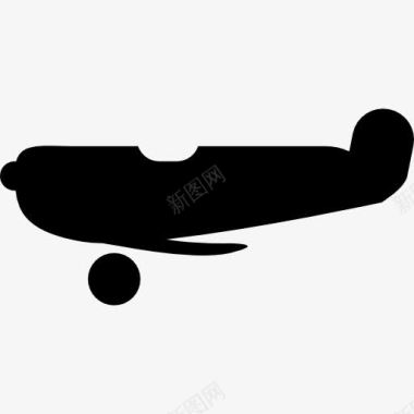 航空轻型飞机图标图标