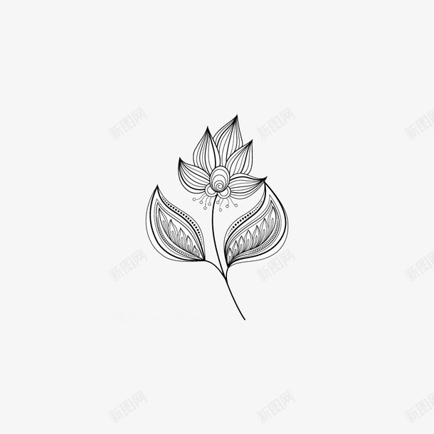 手绘简单花纹png免抠素材_88icon https://88icon.com 手绘 手绘花纹 简单花纹