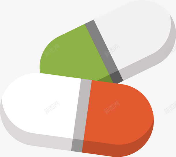 两颗医疗药丸矢量图eps免抠素材_88icon https://88icon.com 两颗 两颗药丸 医疗 医疗药片 矢量药丸 药丸 药丸PNG 矢量图
