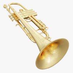 管乐器器材金色管乐器高清图片