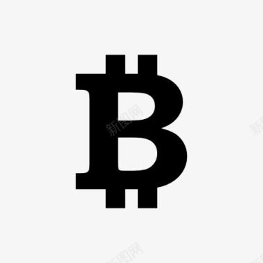 黄金比特币bitcoin图标图标