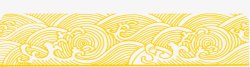 黄色矩形中国风纹理素材