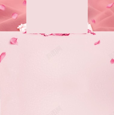 粉色漂浮花朵装扮背景