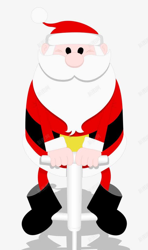 骑着弹簧跳车的圣诞老人png免抠素材_88icon https://88icon.com 卡通手绘 圣诞老人 圣诞节 弹簧跳车