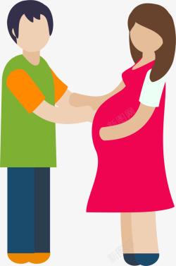 怀孕老婆怀孕的妻子高清图片