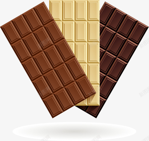 3种美味巧克力psd免抠素材_88icon https://88icon.com 奶油巧克力 甜甜巧克力 纯黑巧克力 美味巧克力