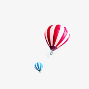 城市高空的氢气球png免抠素材_88icon https://88icon.com 城市 条纹 氢气球 红色蓝色 高空