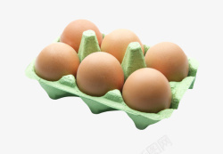 褐色鸡蛋绿色紫盒初生蛋实物素材