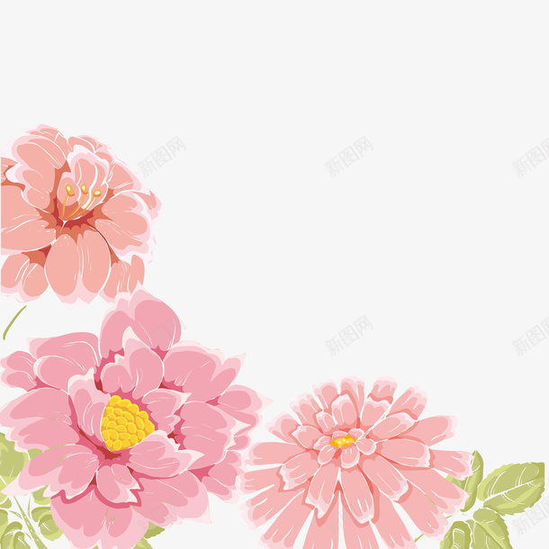 淡粉色手绘花海png免抠素材_88icon https://88icon.com 唯美 手绘 手绘花海 淡粉色 清新 粉色 花卉 高清