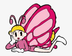 卡通蝴蝶仙子素材