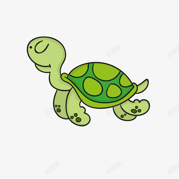 绿色的闭眼小乌龟矢量图eps免抠素材_88icon https://88icon.com 卡通乌龟 可爱 可爱乌龟 小乌龟 绿色 绿色龟壳 龟壳 矢量图