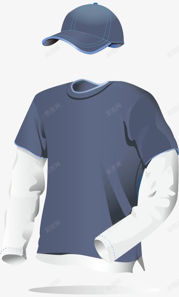 衣服搭配秋装png免抠素材_88icon https://88icon.com 蓝色 衣服搭配