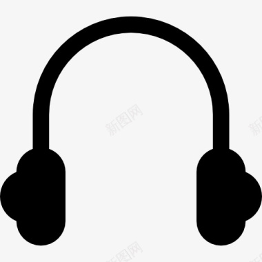 戴着耳机耳机标志图标图标
