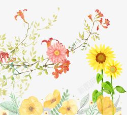 花卉装饰图案素材