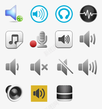 声音较大的声音图标图标