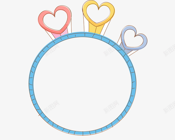 可爱简约拍照框png免抠素材_88icon https://88icon.com 可爱 拍照框 简约 装饰