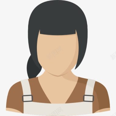 女人素描女人图标图标