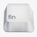 fin白色键盘按键png免抠素材_88icon https://88icon.com fin 按键 白色 键盘